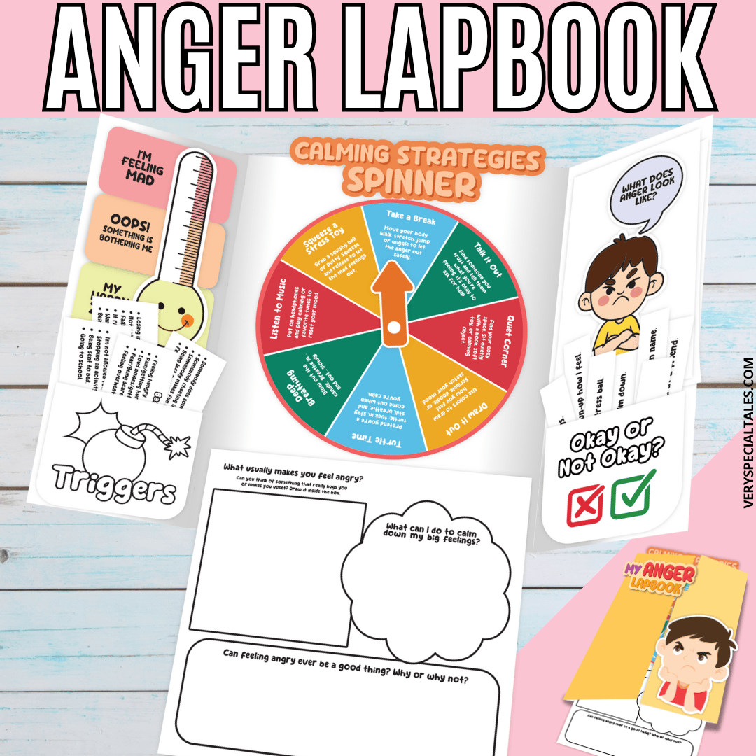 Anger Lapbook for Kids