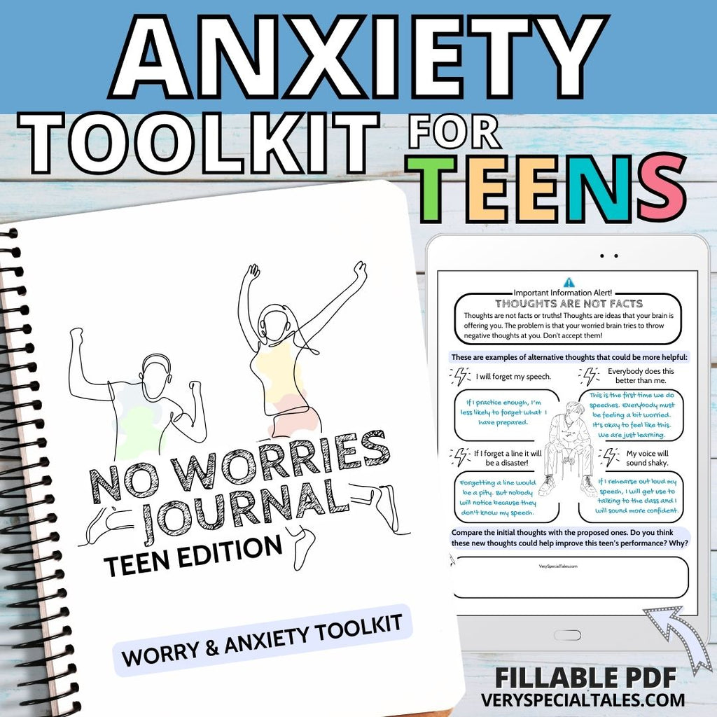 Teen Anxiety Workbook: No Worries Journal (digital Download) – Very 