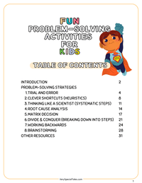 Fun Problem-Solving for Kids (Workbook)
