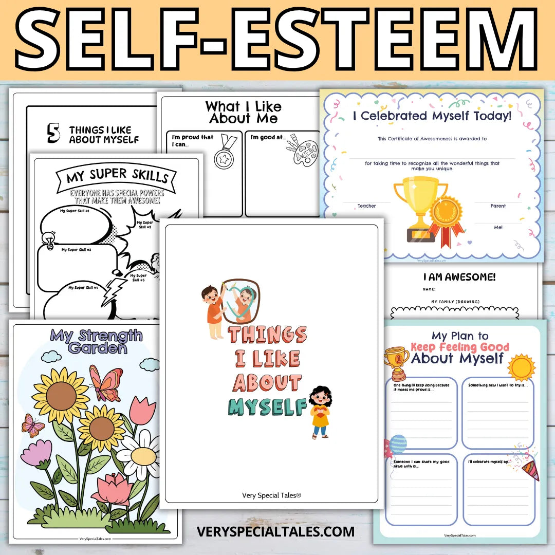Confidence & Self-Esteem Bundle for Kids (PDF Format)