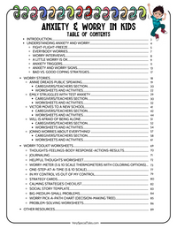 ANXIETY AND WORRY WORKBOOK FOR KIDS_TABLE OF CONTENTS