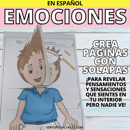 Actividad de las Emociones de Páginas para Levantar Solapas