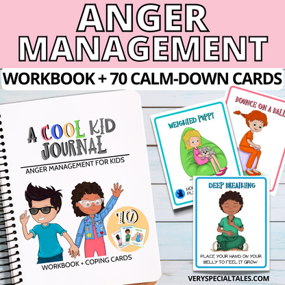 Kids Workbooks Bundle (PDF Format)-  Anger, Social Skills, Self-Control &amp; More