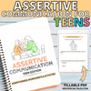 Assertive Communication workbook for teens that can be printed and also fill in with a PDF reader