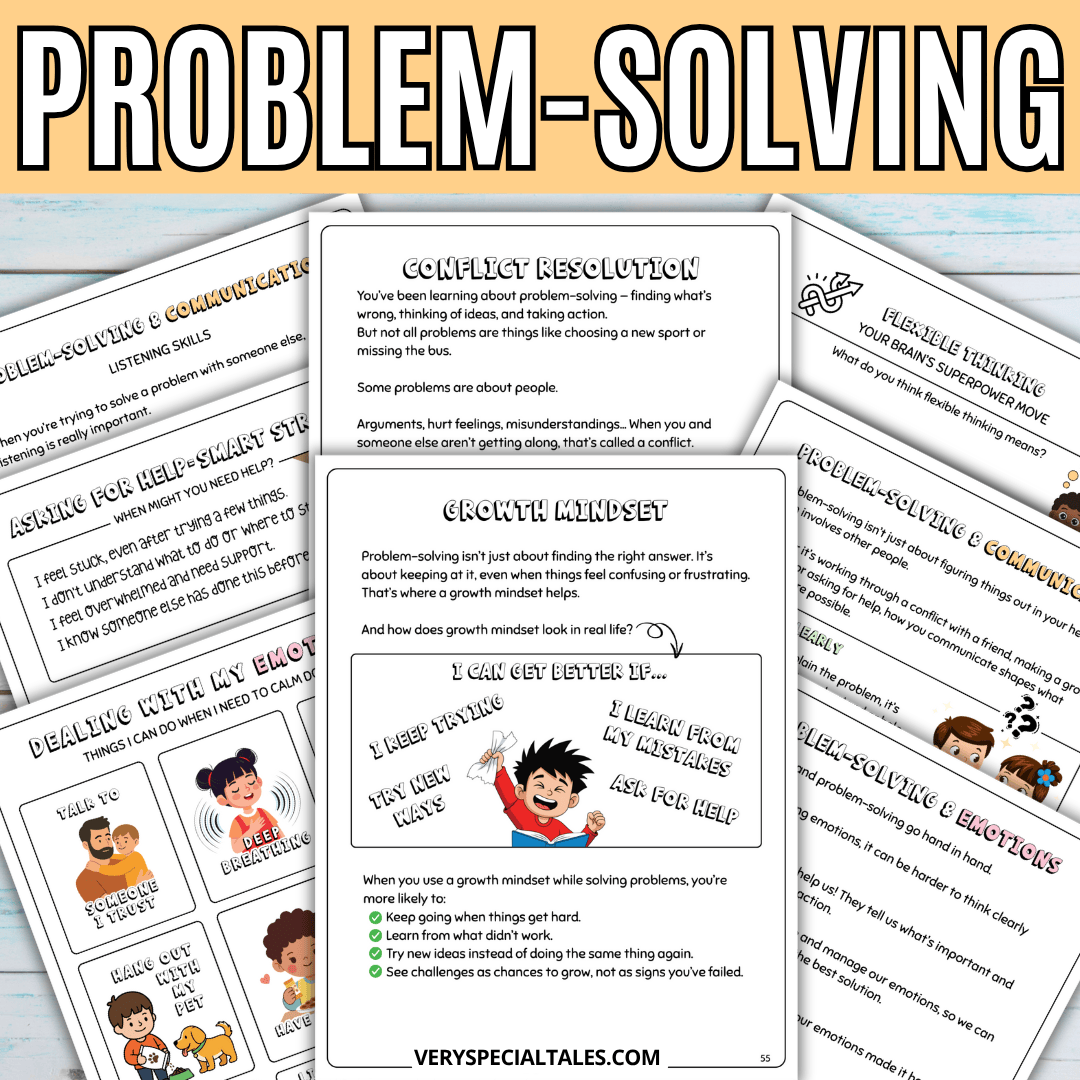 Educational worksheets to help build problem-solving skills in kids