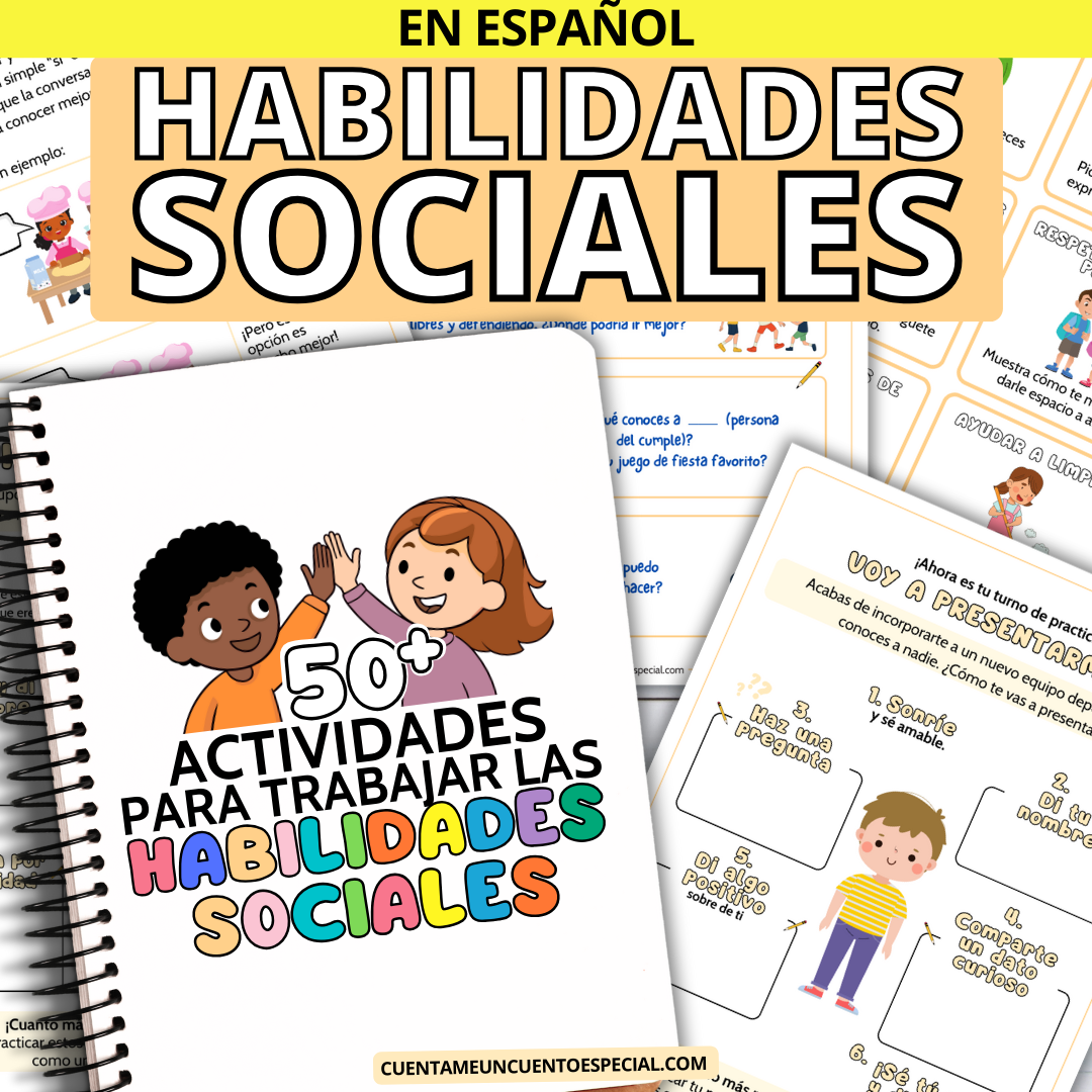 Cuaderno para trabajar las habilidades sociales con niños (imprimible)