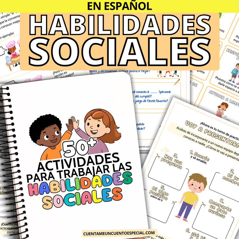 Cuaderno para trabajar las habilidades sociales con niños (imprimible)