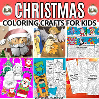 Christmas Coloring & Crafts Bundle for Kids (Printable Pack)