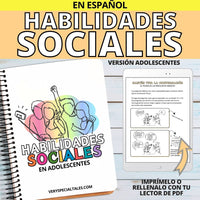 Colección Adolescente "Habilidades Emocionales y Sociales" – Cuadernos en PDF sobre Ira, Habilidades Sociales, y mucho más