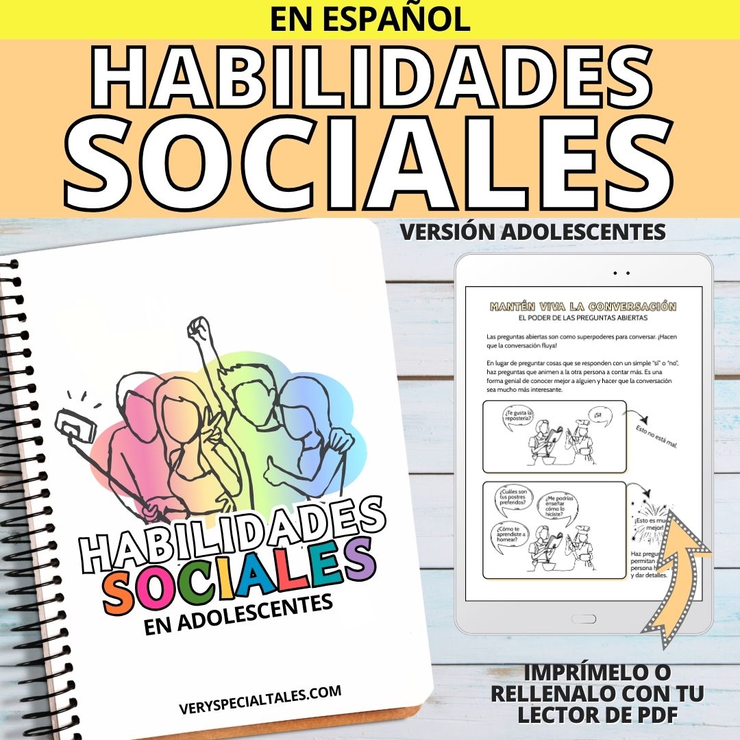 Colección Adolescente "Habilidades Emocionales y Sociales" – Cuadernos en PDF sobre Ira, Habilidades Sociales, y mucho más
