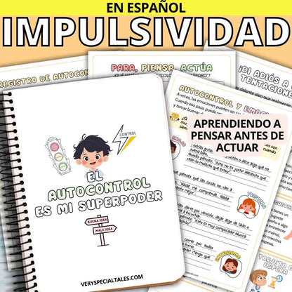 Cuaderno Infantil para Trabajar Autocontrol e Impulsividad (imprimible)