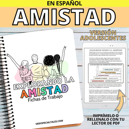 Cuaderno de la Amistad para Adolescentes (PDF Imprimible)