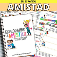 Cuaderno de la Amistad: Fichas de trabajo y actividades para niños