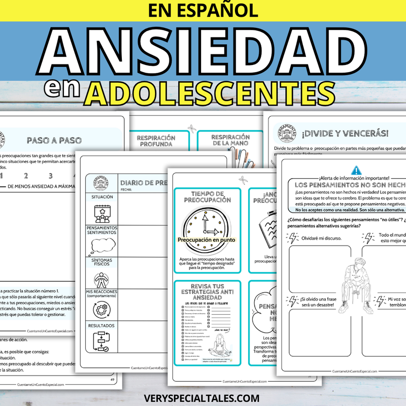 Colección Adolescente "Habilidades Emocionales y Sociales" – Cuadernos en PDF sobre Ira, Habilidades Sociales, y mucho más