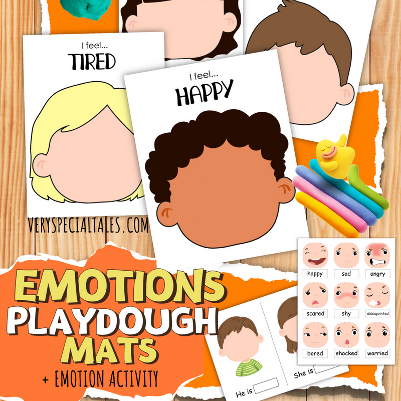 Emotions Faces For Kids Printable