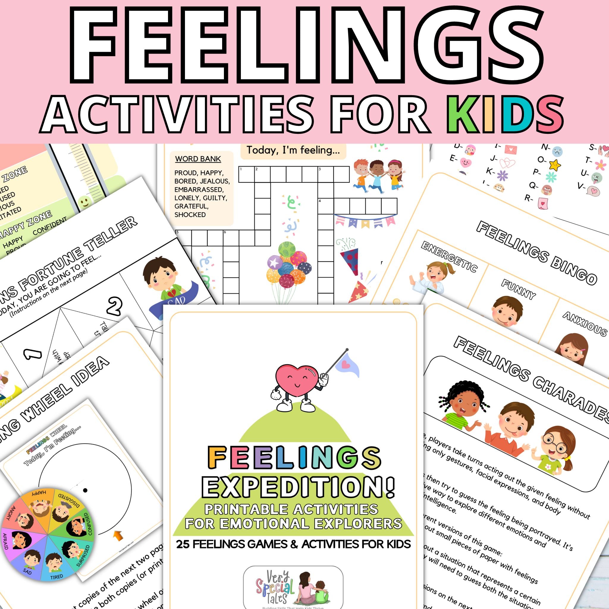 25 Fun Feelings Activities for Kids (Feelings Expedition! / Printable ...