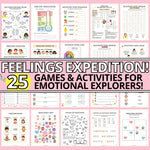 Feelings Expedition: 25 Fun Feelings Activities for Kids