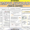 Ejemplos de fichas de trabajo del Cuaderno Autocontrol y la Impulsividad para Adolescentes