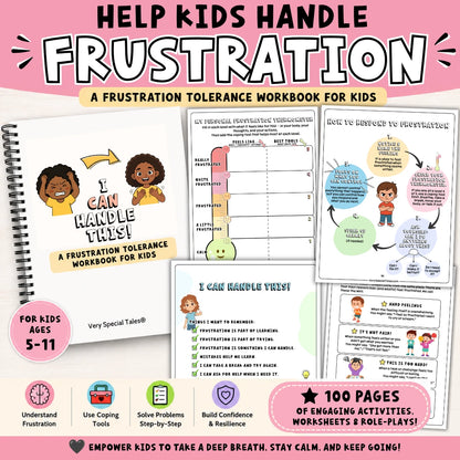 Kids Workbooks Bundle (PDF Format)-  Anger, Social Skills, Self-Control &amp; More