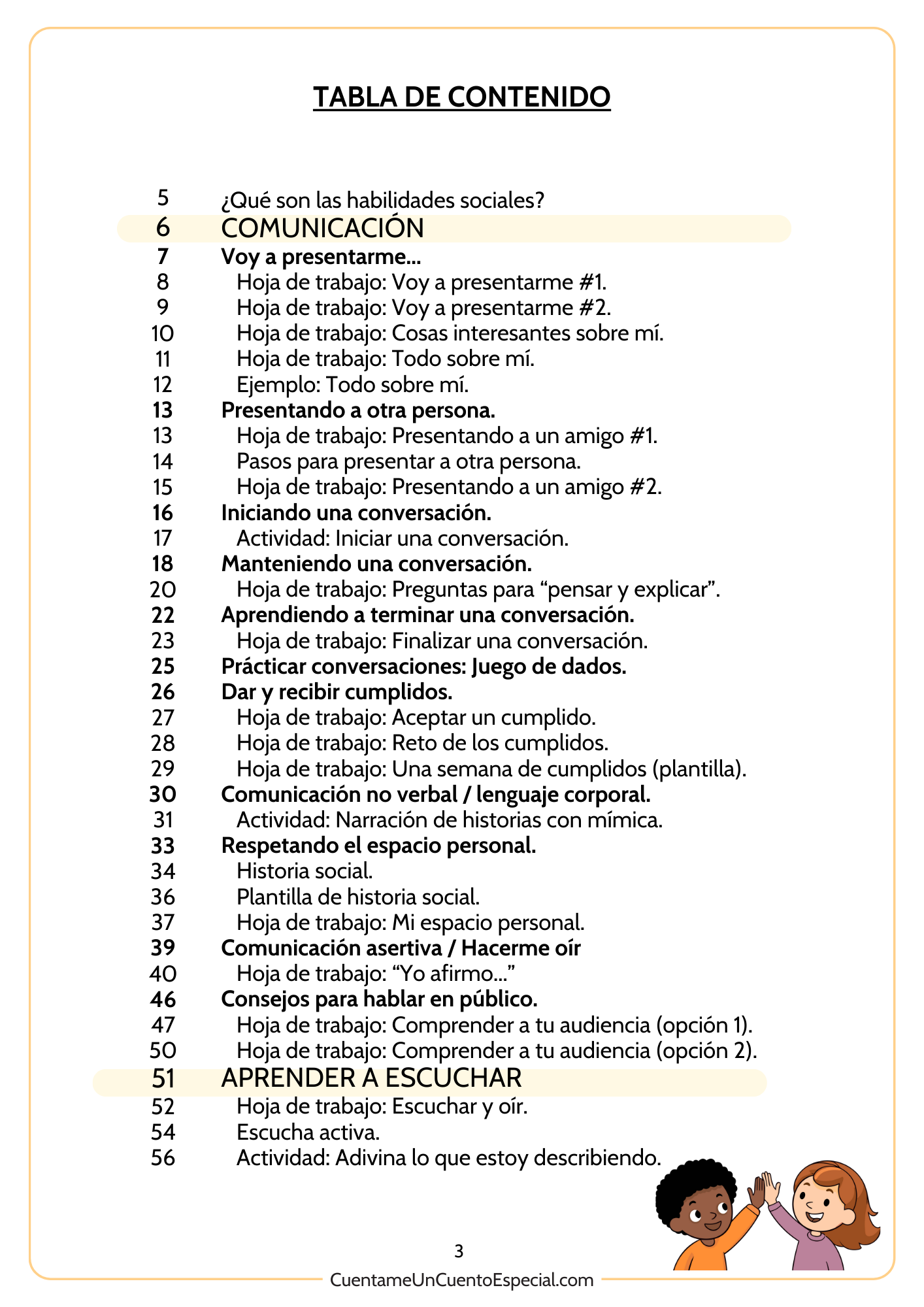 Cuaderno de Habilidades Sociales para Niños