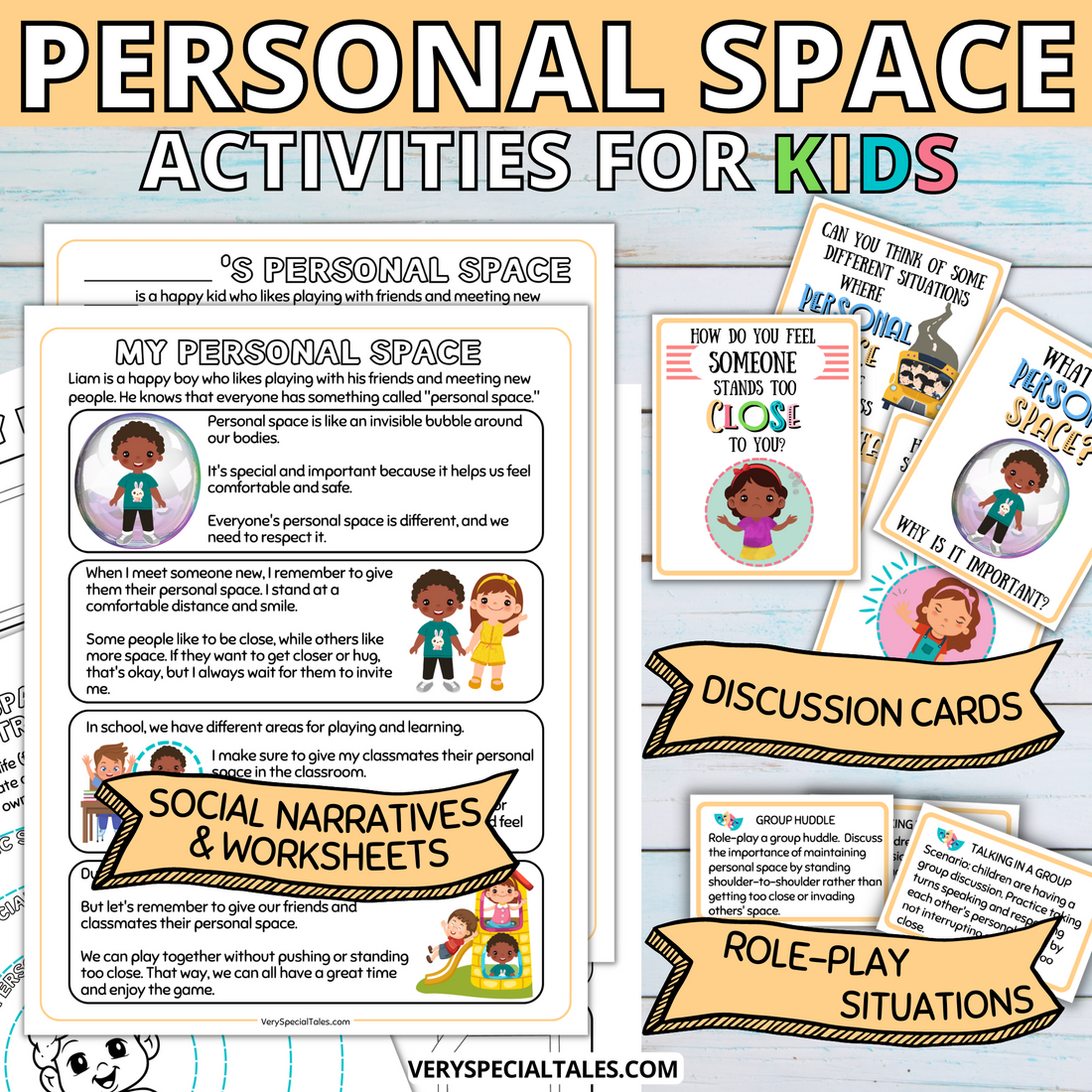Personal Learning Activties Personal Space Activities for Kids – Very Special Tales