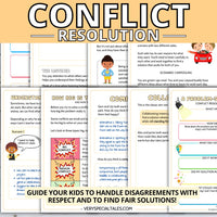Printable Conflict Resolution Worksheets for Kids