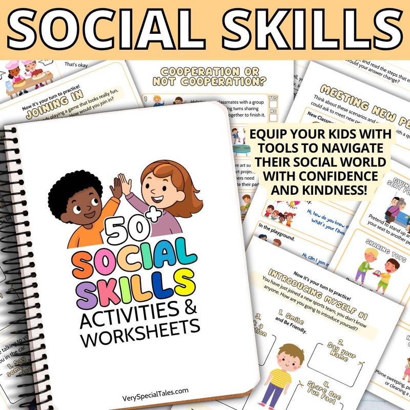 Kids Workbooks Bundle (PDF Format)-  Anger, Social Skills, Self-Control & More