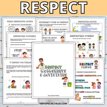 Respect Worksheets &amp; Activities for Kids