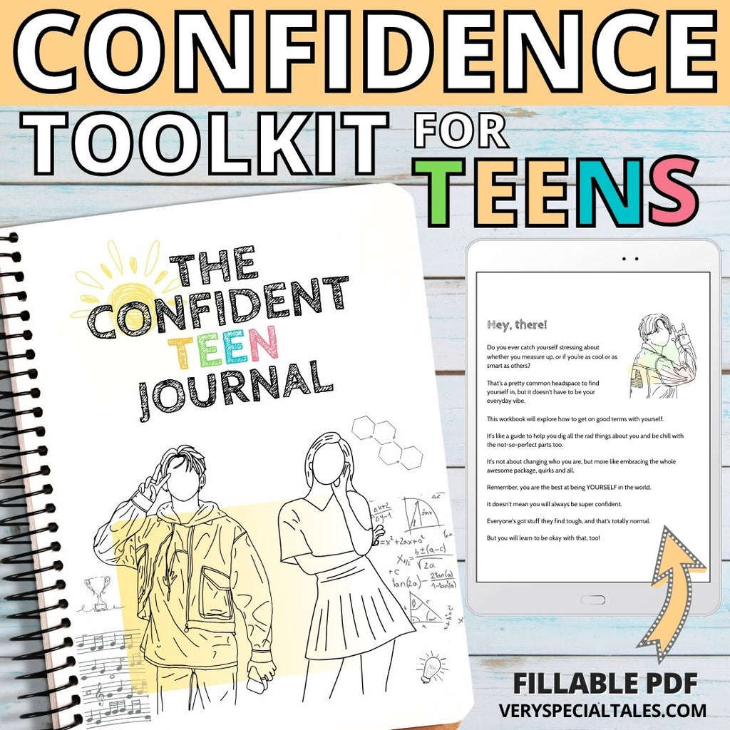 CONFIDENT TEEN Journal (Printable Workbook) – Very Special Tales