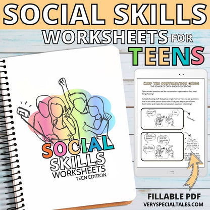 TEEN Workbooks Bundle (PDF Format) - Anger, Social Skills, Self-Esteem &amp; More