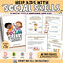 Social skills workbook for kids ages 5–11 with 100+ pages of activities, worksheets, and role-plays for conversations, participation, friendships, and social situations.