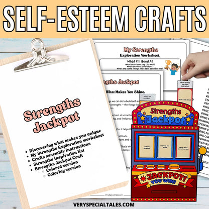 Self-esteem craft activity &