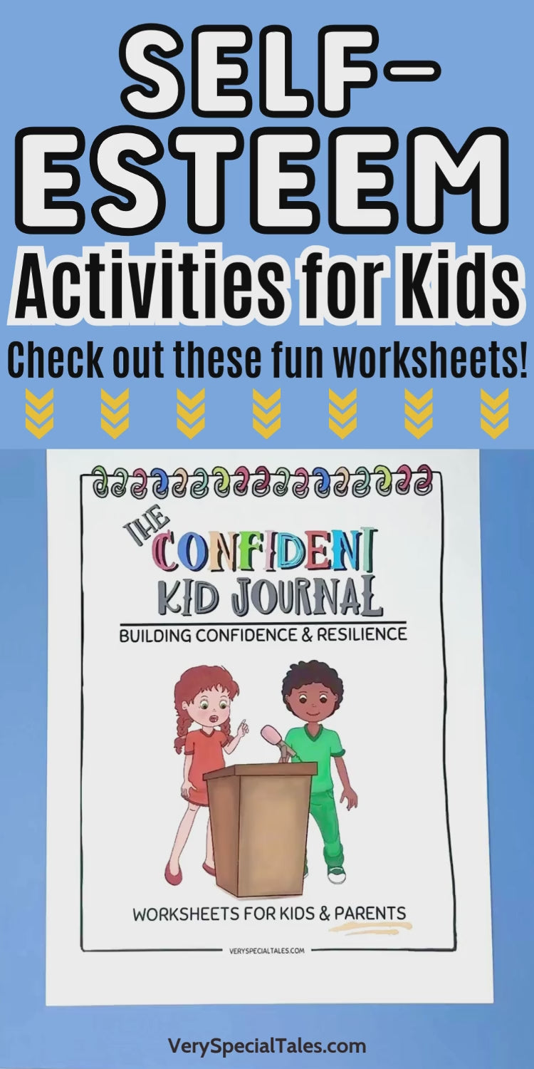 CONFIDENT Kid Journal (Worksheets for Kids &amp; Parents)
