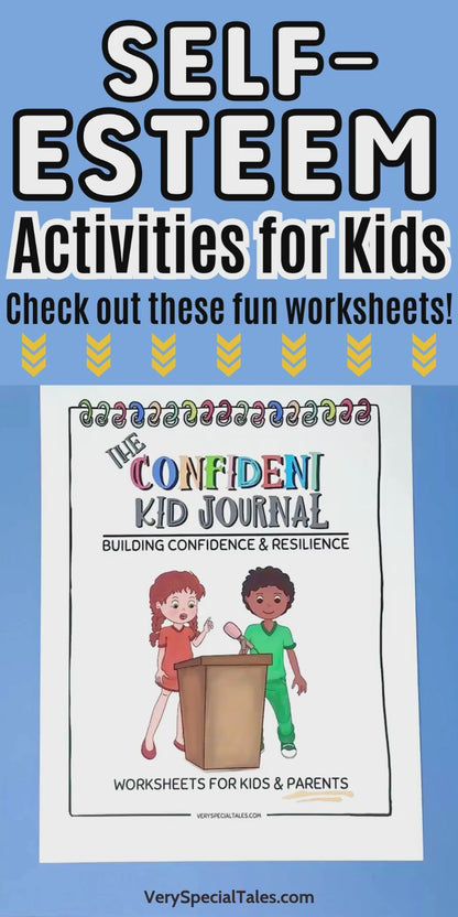 CONFIDENT Kid Journal (Worksheets for Kids &amp; Parents)