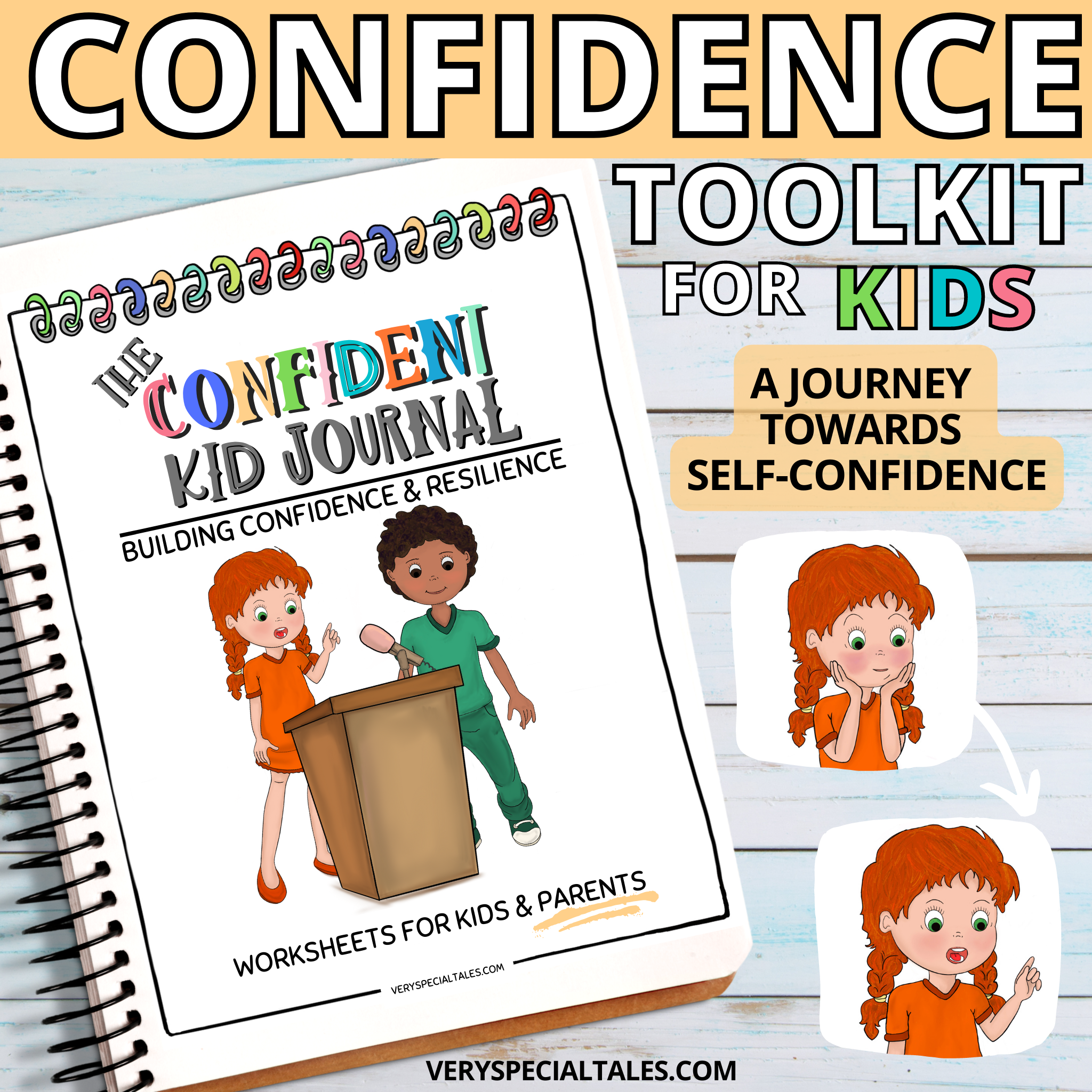 Confidence Journal for Girls and Boys Teens-Tweens Comic Book Theme 7x –  Intentionally You