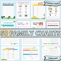 50+ Family and Chore Charts