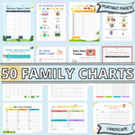 50+ Family and Chore Charts